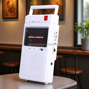 Reproductor de Casetes Retro HXD-P5 RETRO FORTUNE, Reproductor de Casetes <span class=keywords><strong>Vintage</strong></span> con USB, Bluetooth, MP3, <span class=keywords><strong>Walkman</strong></span>, Colores Negro, Verde y Blanco, Altavoz - Product Image 3