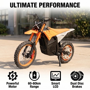Motocicleta Todoterreno de 3000w con Neumáticos de 14/12 Pulgadas, Bicicleta Eléctrica de Montaña de 48v, Motocicleta Todoterreno de Alta Velocidad para Adultos - Product Image 2