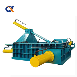 Barril Horizontal de Hierro de Chatarra, Máquina de Moldeo por Extrusión de Material de Afeitado de Aluminio, Prensa de Chatarra Seleccionable por Presión - Product Image 1