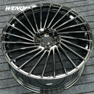 Jantes en alliage légères pour la conduite en ville, 16-18 pouces, 4x100 PCD, noires, pour Mini Cooper <span class=keywords><strong>Fiat</strong></span> <span class=keywords><strong>500</strong></span> - Product Image 5