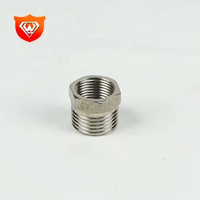 Raccords de tuyauterie sanitaires en acier inoxydable à surface lisse, bouchon hexagonal SS (fabrication par moulage à la cire perdue)