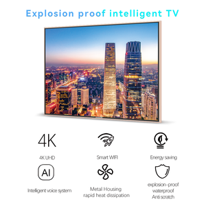 Téléviseur intelligent pour hôtel de 55 pouces, LED, verre trempé, protection, 4K, 60 Hz, durable, pour usage commercial - Product Image 5
