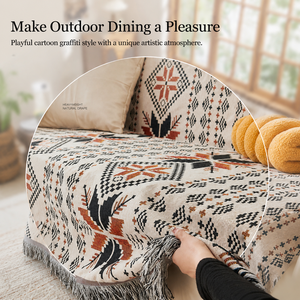 Böhmische Multifunktionale Picknickdecke Tischdecke Outdoor Wasserdicht Feuchtigkeitsbeständig Campingdecke Maßgefertigtes Sofatuch Bodenmatte - Product Image 5