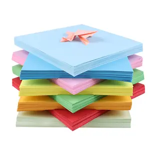 Benutzer definierte Großhandel DIY Farbe Falten Origami Papier