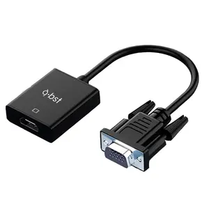 New arrival factory hot selling vga male to hdmi female convertor vga to hdmi adapter for computer TV and laptop at best price