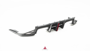 Pemisah belakang serat karbon desain AE Sedan pengganti sisi <span class=keywords><strong>Splitter</strong></span> Winglet Apron Bolt-On Retrofit/Upgrade untuk M2 G87 - Product Image 4