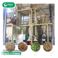 Nouvelle machine professionnelle en acier inoxydable pour la fabrication d'aliments pour poissons, ligne de production de granulés pour poissons-chats, capacité de 5 tonnes/heure