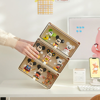 Caja de Almacenamiento Apilable Multifuncional Personalizada al por Mayor para Figuras de Acción, Caja de Almacenamiento de Archivos, Caja de Almacenamiento de Escritorio