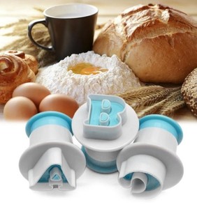 Molde de repostería para hornear, cortador de Fondant de galletas con alfabeto superior y inferior y números de 0 a 9, herramientas de decoración de pasteles y magdalenas - Product Image 3