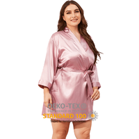 Robe de nuit longue en satin pour femme, pyjama sexy, grande taille, en soie, sur mesure, vente en gros,