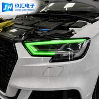 Módulo LED DRL Rojo Azul Amarillo 8V0998473A 8V0998474A para Audi A3 S3 RS3 8V 2017-2020, Luz Diurna LED para Faros Delanteros