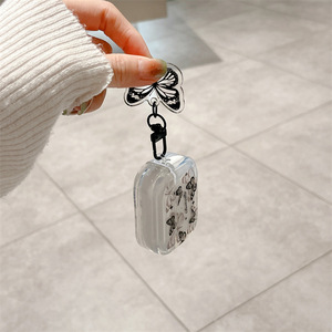 <span class=keywords><strong>2025</strong></span> Mới Phim Hoạt Hình Màu Đen Bướm Mặt Dây Chuyền TPU Airpods Trường Hợp Không Dây <span class=keywords><strong>Bluetooth</strong></span> Silicone Mềm Trường Hợp Đối Với Airpod Pro 1 2 3 4 Bìa - Product Image 5