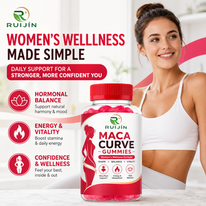 OEM Maca Curve Gummies 60ct Complément alimentaire pour femmes Soutien à la silhouette Équilibre hormonal Métabolisme énergétique Vitalité quotidienne - Product Image 2