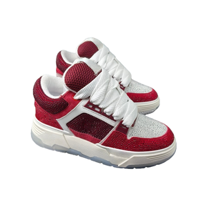 Zapatos para Caminar Saludables de Marca de Lujo para Hombre, Tela/Malla Transpirable, Personalizables, Nueva Tendencia Retro, Diamantes Rojos, Antideslizantes - Product Image 1