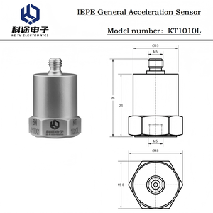 Capteur d'accéléromètre piézoélectrique à axe unique IEPE transducteur ICP pour la surveillance du moteur de mesure des chocs de vibration - Product Image 2