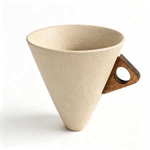 Ensemble de sous-verres en bois artisanal de qualité supérieure - Sous-verres en bois massif naturel avec finition résistante à la chaleur - Product Image 3