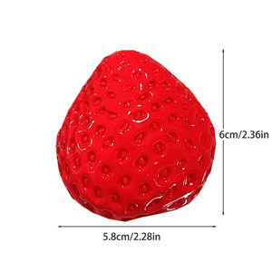 ของเล่นบีบสตรอว์เบอร์รี Taba Squishy - ของเล่นคลายเครียดแบบคืนตัวช้าสำหรับเด็ก ผู้ใหญ่ ของขวัญสำหรับออฟฟิศและงานปาร์ตี้ - ของขวัญบีบเล่น - Product Image 5