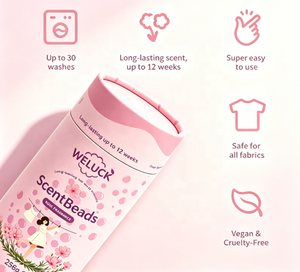 Perlas Aromatizantes para Ropa con Aroma a Rosas <span class=keywords><strong>de</strong></span> Larga Duración, Ecológicas, Marca OEM WELUCK, 258g por Botella - Product Image 4