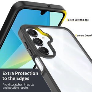 เคสโทรศัพท์มือถือแบบใสป้องกันเต็มรูปแบบ <span class=keywords><strong>Silver</strong></span> Shield วัสดุ PC TPU คริสตัลใส สำหรับ Samsung <span class=keywords><strong>Galaxy</strong></span> A16 A26 A17 - Product Image 2