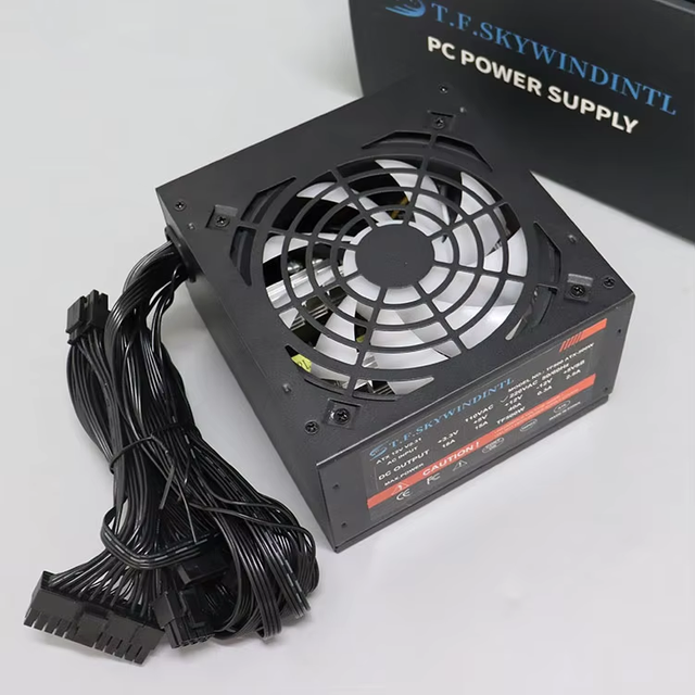 OEM 500W RGB Light PC Power Supply 24pin ATX Gaming Computer Power Supply 110V 220V PC Power Supply