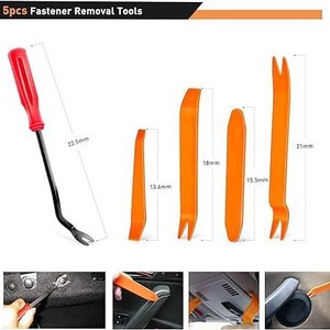 920 piezas de clips de retención, 55 piezas de herramientas para sujetadores de automóviles, juego de nylon para reparación de parachoques y guardabarros - Product Image 4