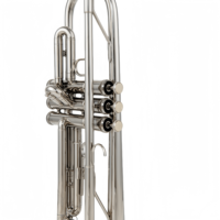 Brass Nickel Plated Finish Rust Resistant BB Tone Trumpet with 3-Piston Stainless Steel Valves for Beginners to Professionals