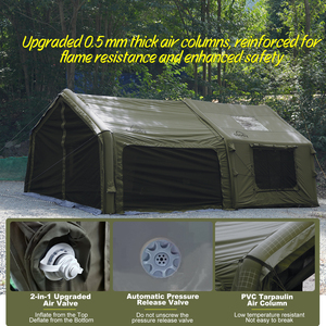 COOdy เต็นท์ลม8.0 + กรอบ, เต๊นท์ผ้าฝ้ายสุดหรูเต็นท์ลมตั้งแคมป์ขนาดใหญ่สำหรับการผจญภัยกลางแจ้ง - Product Image 6