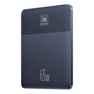 Blade 2 Power Bank 65W 12000mAh PD Batería restante digital de carga rápida para iPhone <span class=keywords><strong>15</strong></span> Pro Max Notebooks Laptops - Product Image 1