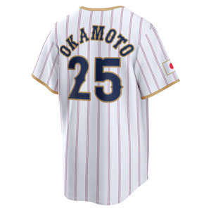 Maillots de baseball personnalisés brodés et cousus pour la Coupe du Monde de Baseball 2026 de l'équipe du Japon – Tenues de stade et de déplacement - Product Image 5
