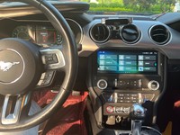 Pour Ford Mustang 2015-2021, autoradio GPS avec navigation Carplay, écran stéréo, lecteur multimédia Android avec vidéo IPS, 4G, aide au recul