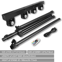 Luces Móviles LED RGBW de Doble Cara en Oferta para Barra T, DJ Wash, Bola Mágica, Activadas por Sonido, DMX512