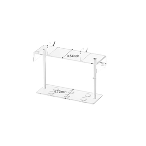 Venta al por mayor Dyson HQ acrílico portátil moderno soporte de almacenamiento de herramientas para el cabello <span class=keywords><strong>Airwrap</strong></span> soporte encimera organizador Styler Accesorios - Product Image 6