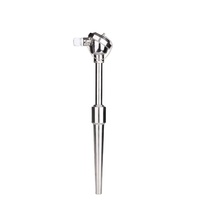 Sonde de température en acier inoxydable de haute précision Pt100 RTD avec boîtier de jonction, capteur de température OEM ODM