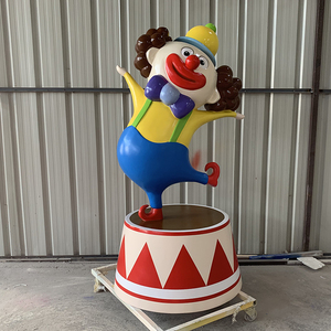 Sillas de Fibra de Vidrio para Exteriores, Bonito Diseño de Dibujos Animados, Payaso, Parque, <span class=keywords><strong>Joker</strong></span>, Estatua, Decoración, Novedad, Halloween - Product Image 2