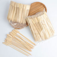 Offre Spéciale – Brochettes en Bambou Teppo Naturelles de Haute Qualité, Jetables, de Diverses Tailles, de Qualité Alimentaire, Écologiques