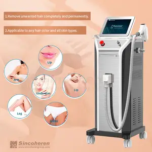 Máy Tẩy Lông Bằng Laser Đi-ốt Tẩy Lông Mới 2022 Diodo 808nm Laser Đi-ốt Di Động 808 Ba Bước Sóng 755 2500W