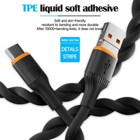 Nouveauté Câble USB Bio 100W 2 en 1 avec connecteurs USB Type-C Multi-chargeur Charge rapide pour Android