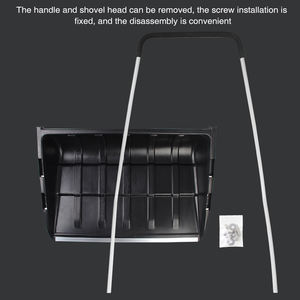 Outil de déneigement robuste portable grande <span class=keywords><strong>pelle</strong></span> à <span class=keywords><strong>neige</strong></span> avec poignée en U pour la maison allée garage arrière-cour - Product Image 4