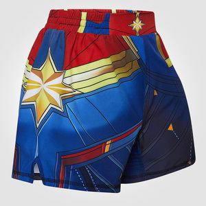 Short MMA pour enfants imprimé en 3D en gros-Vêtements de sport inspirés de Cody Lundin-Short de combat <span class=keywords><strong>noir</strong></span> personnalisé - Product Image 4