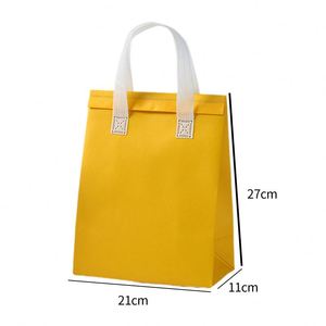 Sac isotherme jetable en aluminium non tissé personnalisé avec logo pour réfrigérateur, boissons chaudes et froides, distribution alimentaire, à emporter - Product Image 4