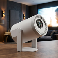 Projecteur pour Soirée Cinéma en Famille 720P Natif 200 ANSI Android 14 WiFi 6 5.2 Écran Portable LCD de 35 à 235 Pouces pour Home Cinéma