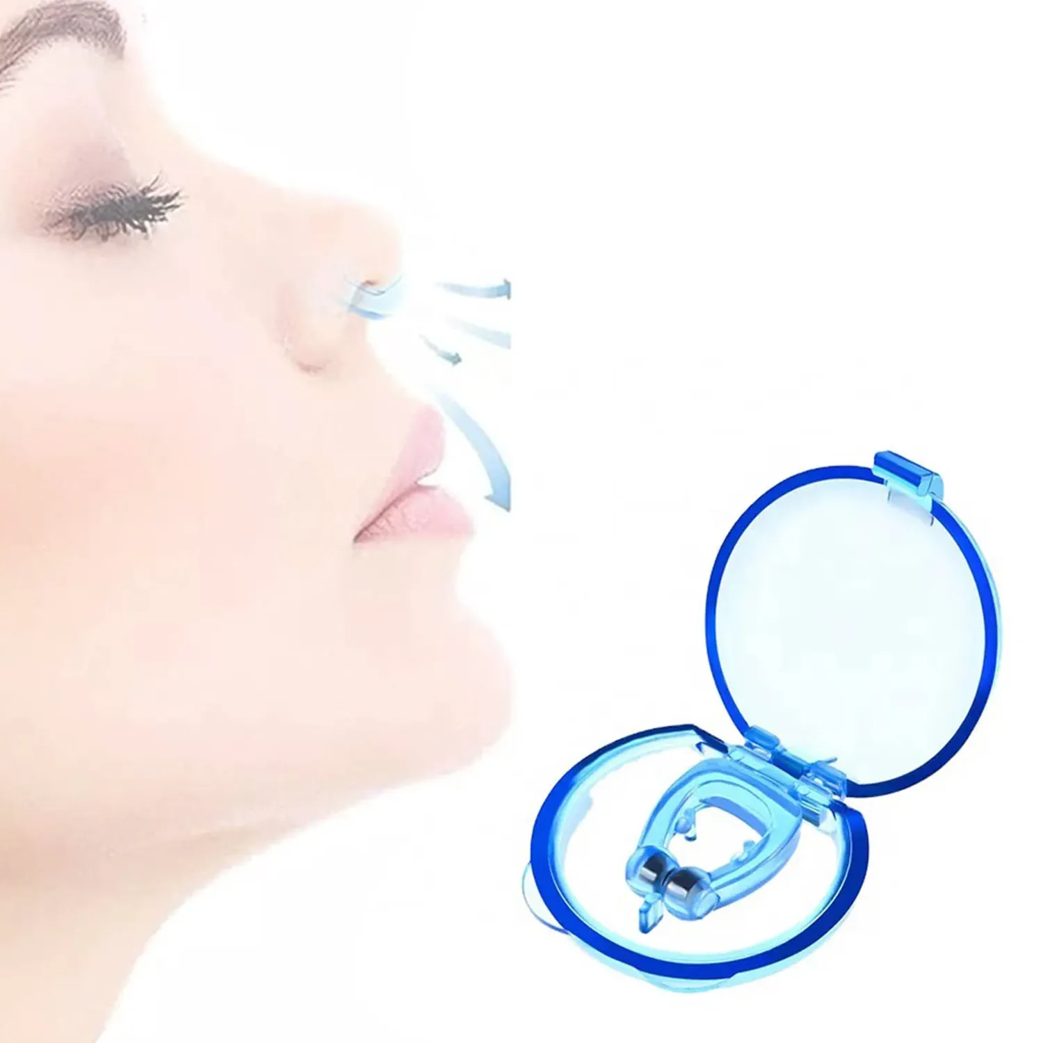 Clip per naso Anti-russamento senza russare clip magnetiche Anti russare dilatatore nasale