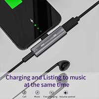 Adaptador OTG USB-C 2 en 1, Convertidor de Audio y Carga TRRS Hembra de 3.5mm, Aleación de Aluminio, Nuevo, para Teléfonos Móviles y Tabletas