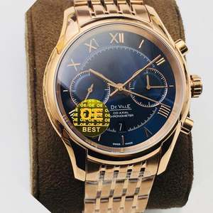 Montre-bracelet en or en gros pour hommes, montre mécanique automatique de luxe pour affaires, cadeau, chronomètre étanche - Product Image 6