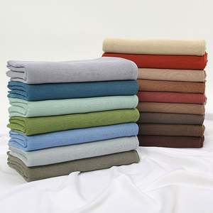 Nuevo Hiyab de Rayón de Color Sólido de 180*80, Chal con Textura Arrugada, Colección de Primavera, Hiyab Arrugado para Mujer - Product Image 2