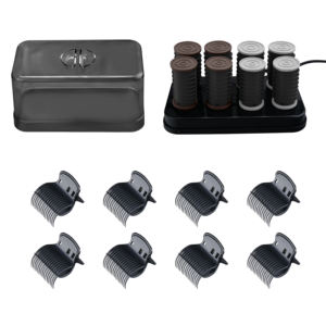 Rizadores de pelo compactos de doble voltaje, 8 clips, rodillos calientes <span class=keywords><strong>grandes</strong></span>, rodillo caliente para planchar - Product Image 1