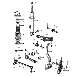 <b>Stabilizer</b> Link For Chrysler 300 Dodge Charger 4782561AE MacPherson Strut Suspension System - Product Image 4