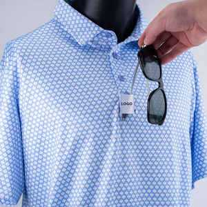 하이 퀄리티 폴로 드 골프 부어 옴므 라벤더 스페이드 패턴 전체 인쇄 승화 디자인과 폴로 티셔츠에 대 한 니트 골프 - Product Image 3