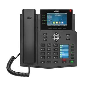 Giá tốt nhất chinaskyline fanvil VoIP điện thoại x5u hội nghị thoại IP điện thoại màn hình màu Điện thoại bàn cho khách sạn - Product Image 1