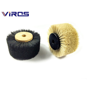 Rouleau de brosse en poils de porc personnalisé par le fabricant pour machine à cirer les chaussures/brosse à polir le cuir - Product Image 6